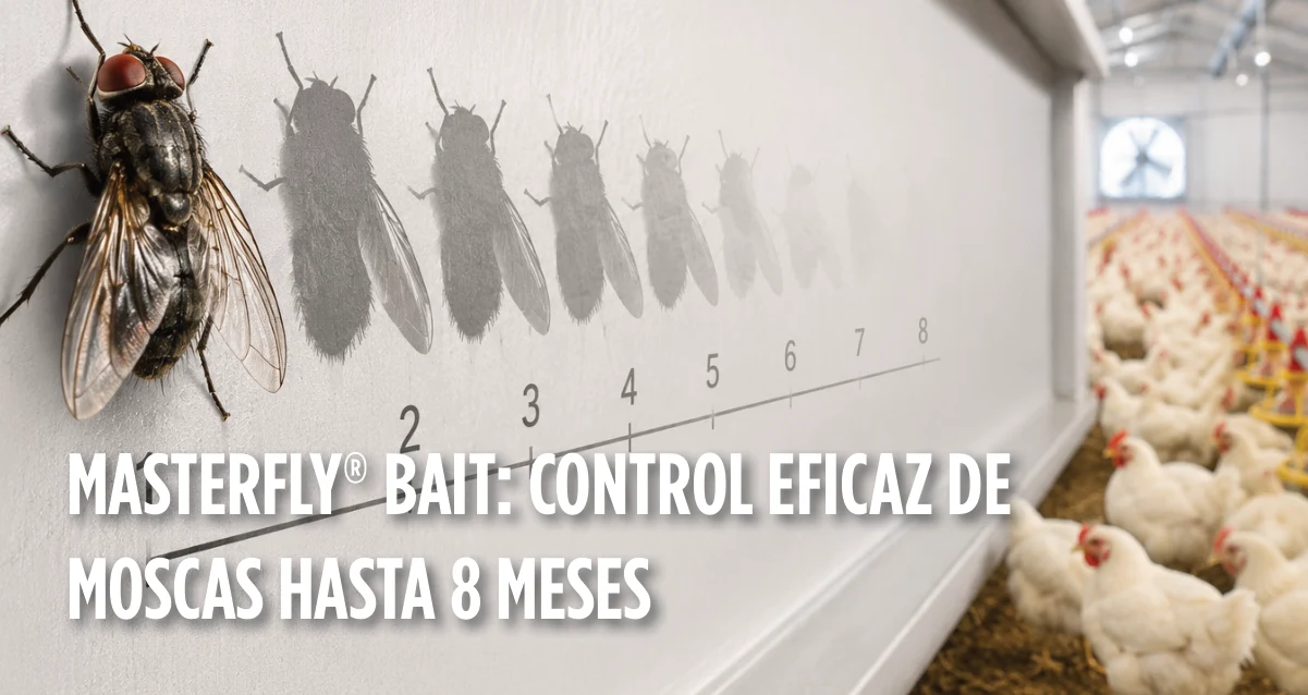 Masterfly® Bait: control eficaz de moscas hasta 8 meses