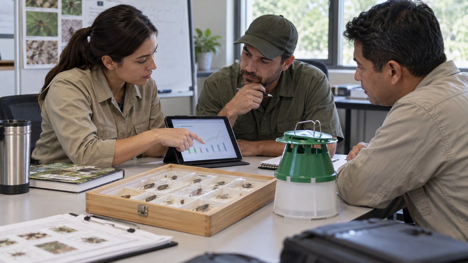 Profesionales comparten conocimientos sobre monitoreo de plagas