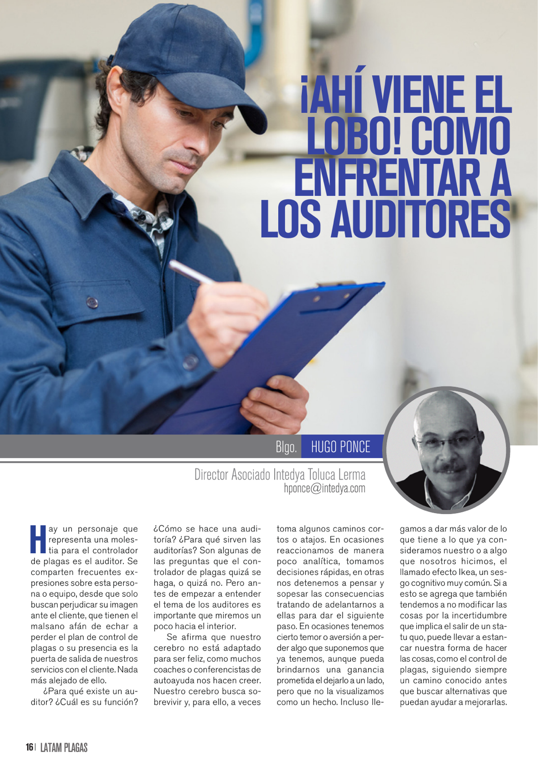 Apertura del artículo sobre cómo enfrentar auditorías