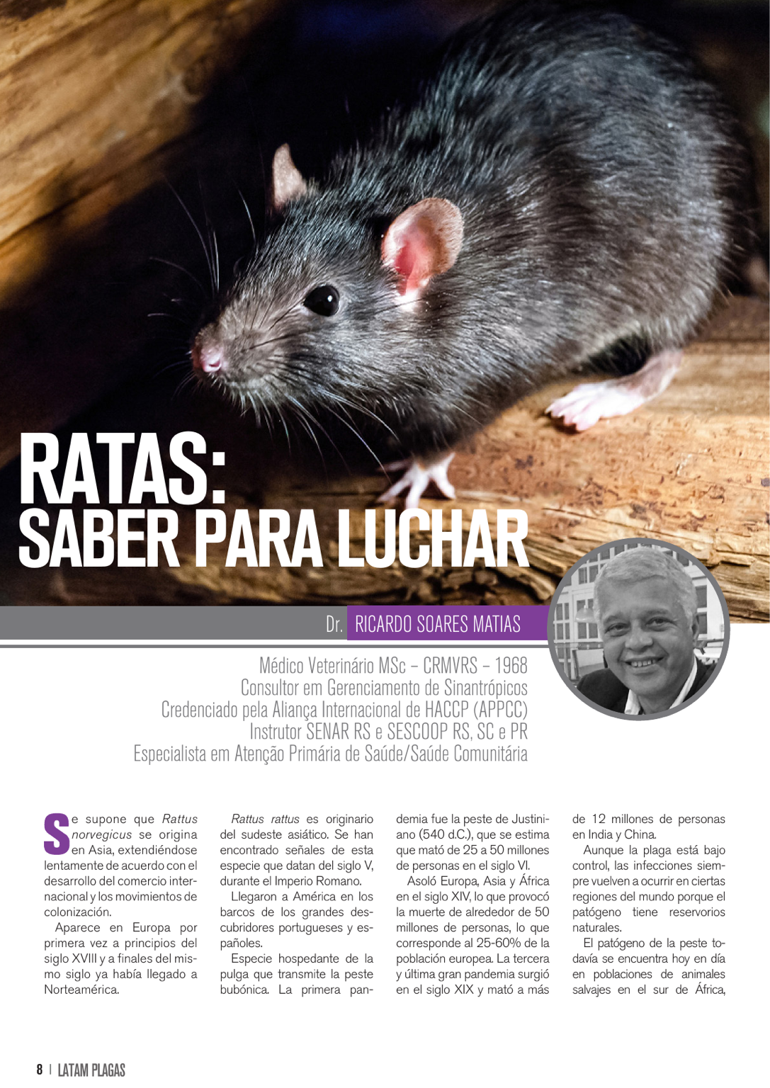 Apertura del artículo Ratas: saber para luchar