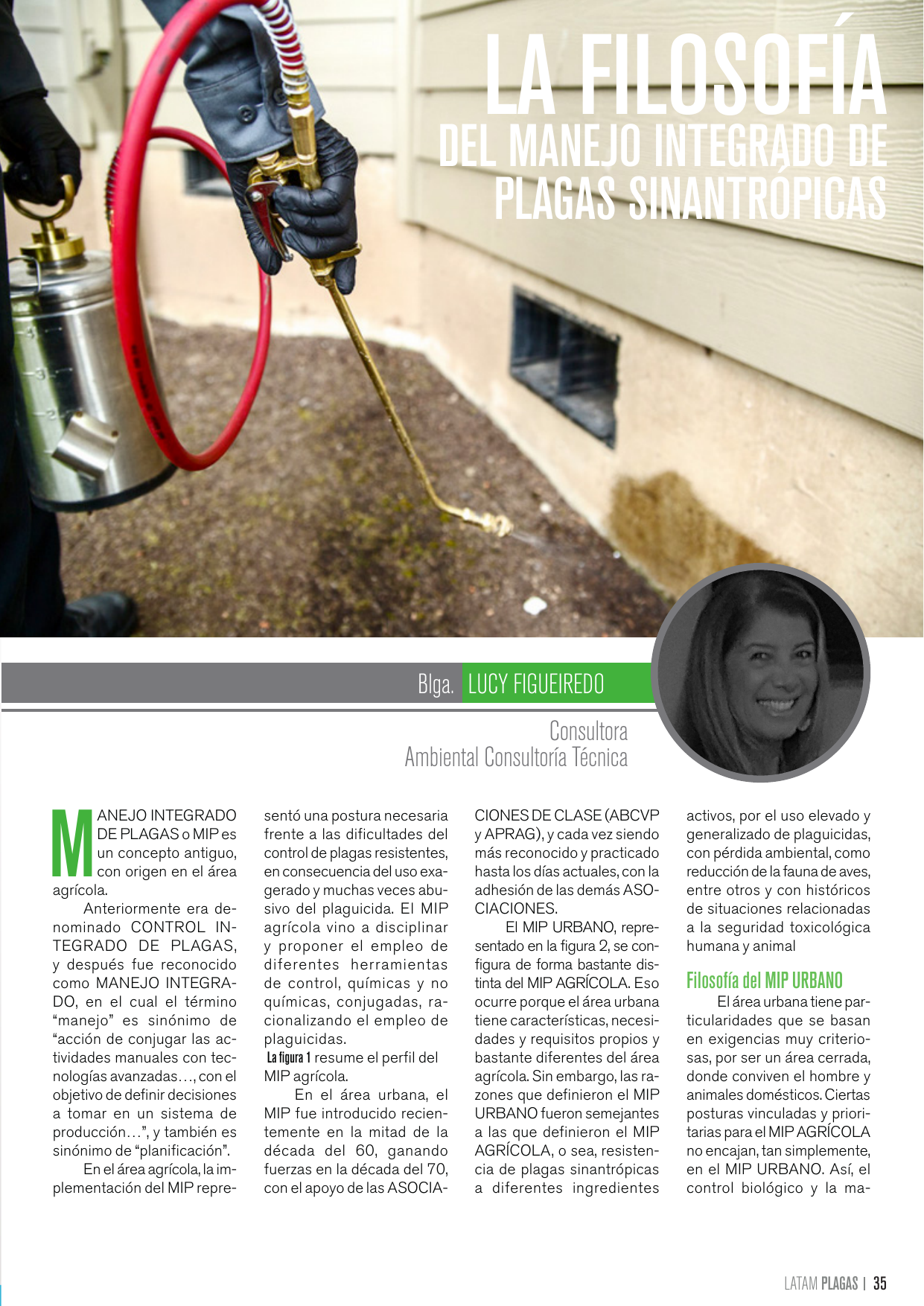 Apertura del artículo sobre la filosofía del manejo integrado de plagas sinantrópicas