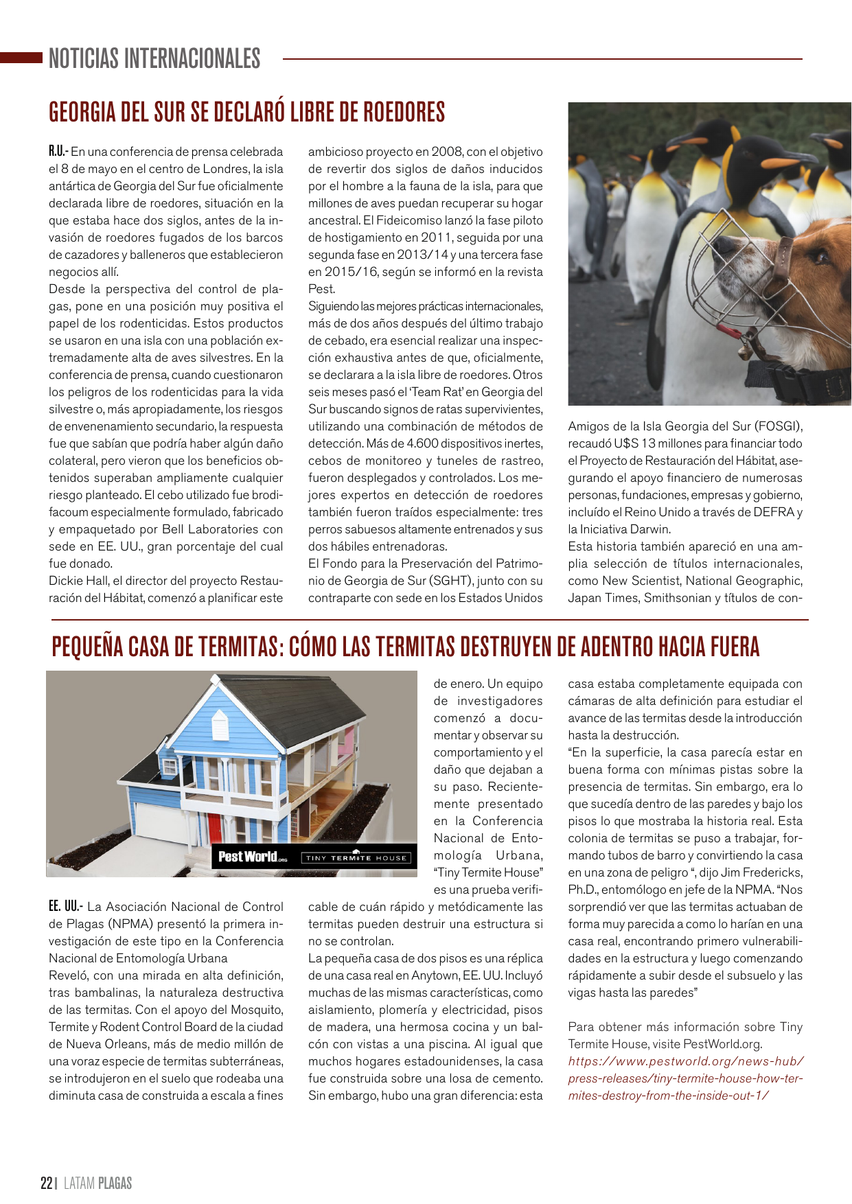 Apertura de la sección de noticias internacionales de la sexta edición