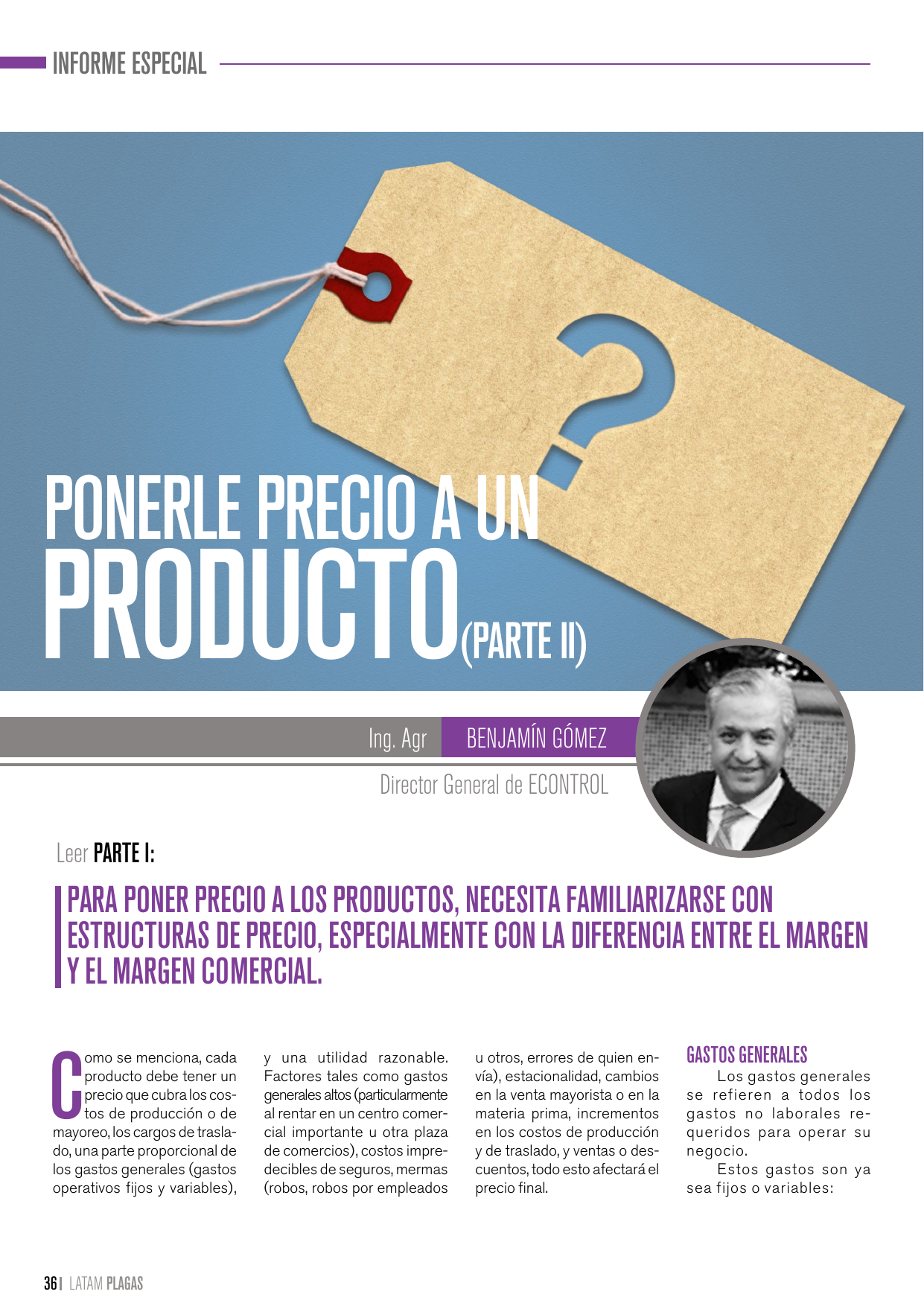 Apertura del artículo Ponerle precio a un producto Parte II