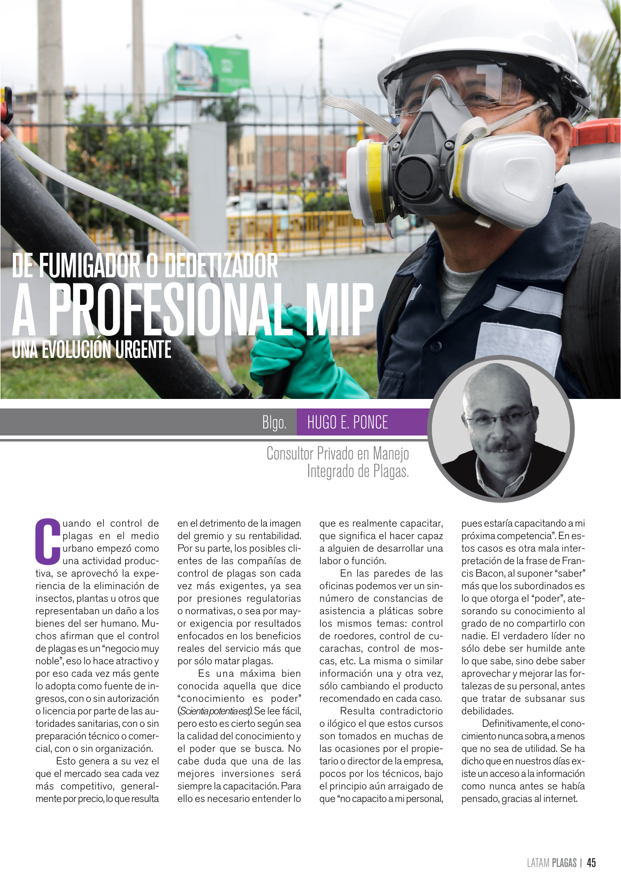 Apertura del artículo sobre la evolución hacia un profesional MIP