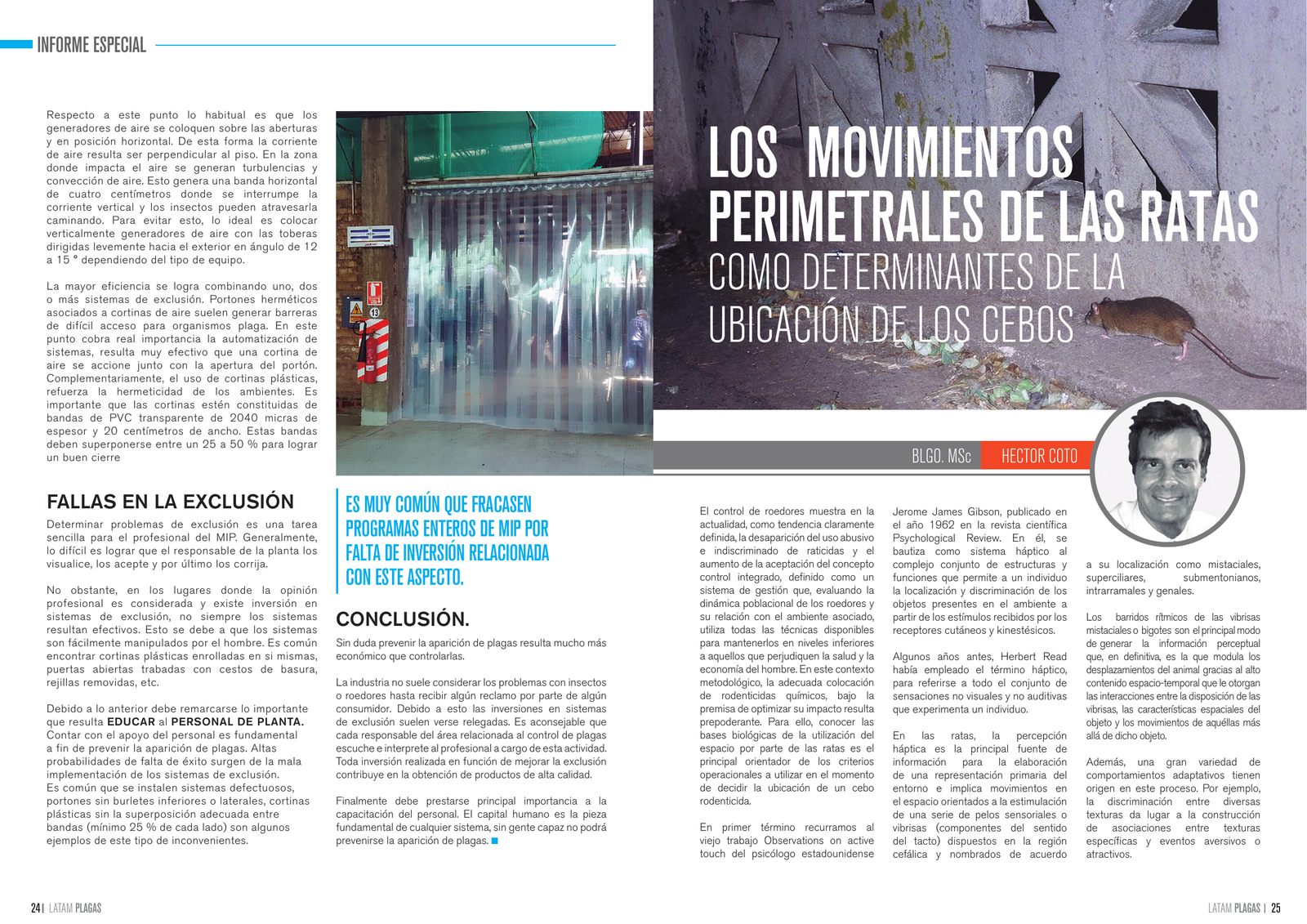 Apertura del artículo sobre movimientos perimetrales de las ratas