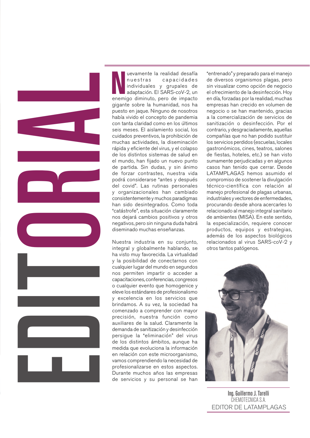 Apertura editorial de la décima edición de Latam Plagas