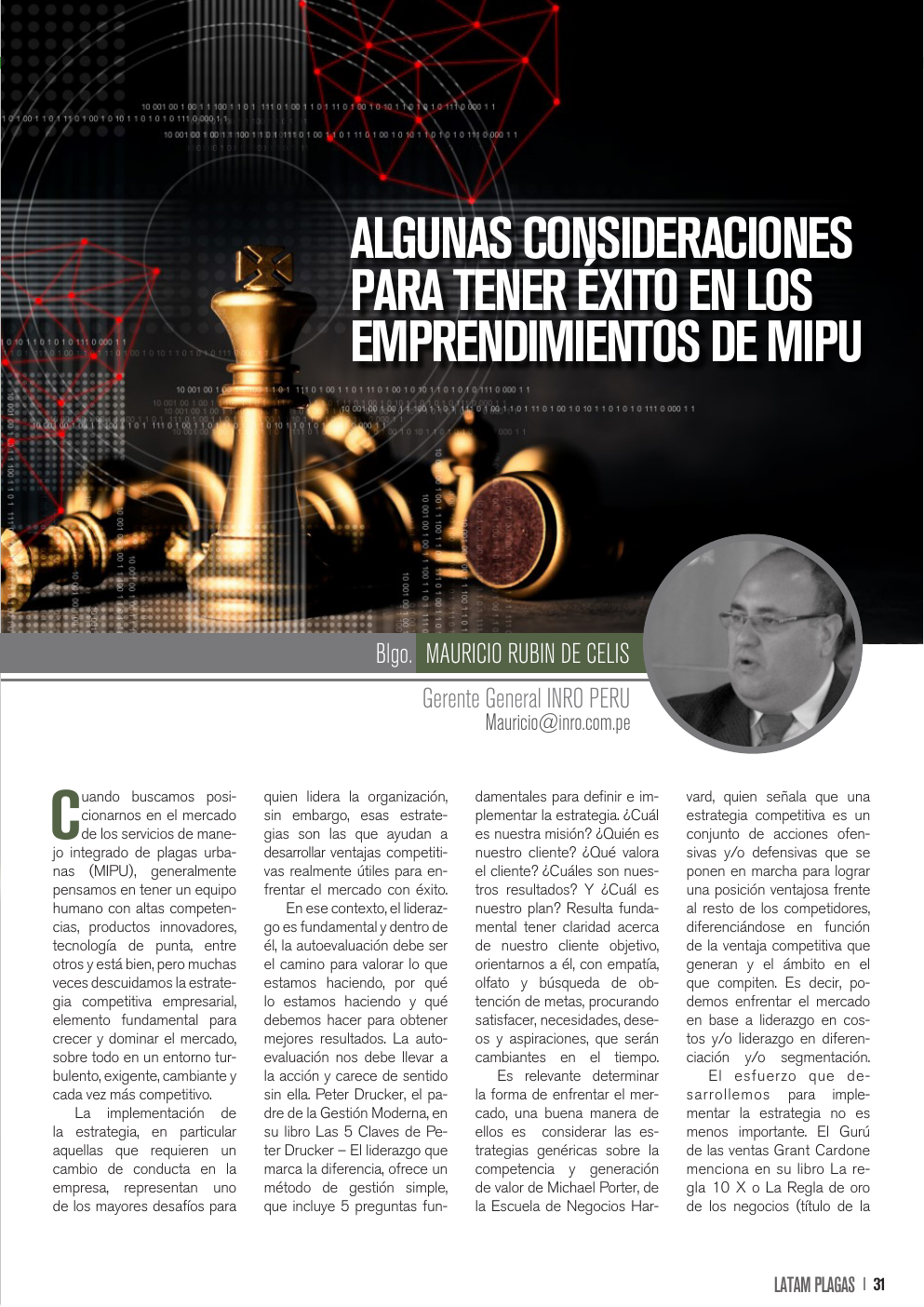 Apertura del artículo sobre emprendimientos MIPU