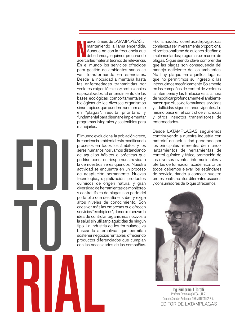Apertura editorial de la decimoséptima edición de Latam Plagas
