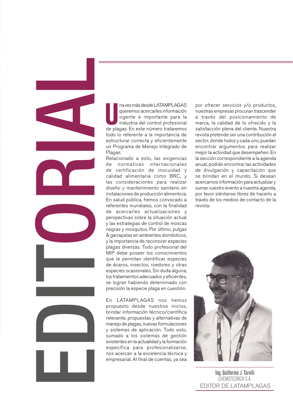Apertura editorial de la novena edición de Latam Plagas